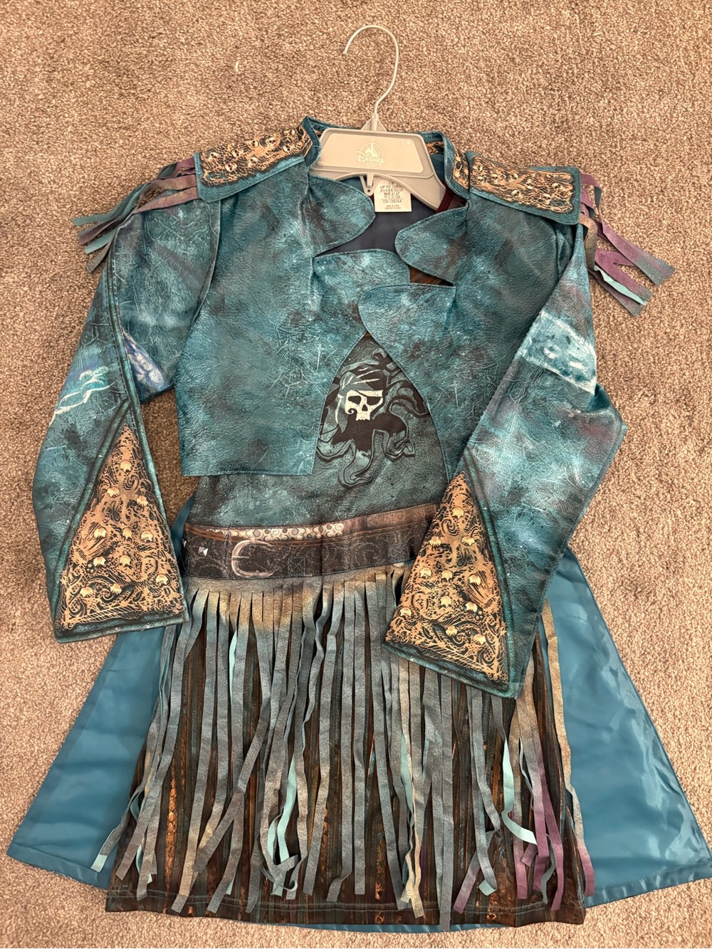 Disney Descendants UMA Costume Jacket with Fringe Dress - Kids